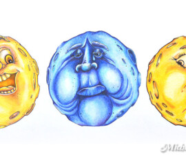 The Blue Moon Illustration